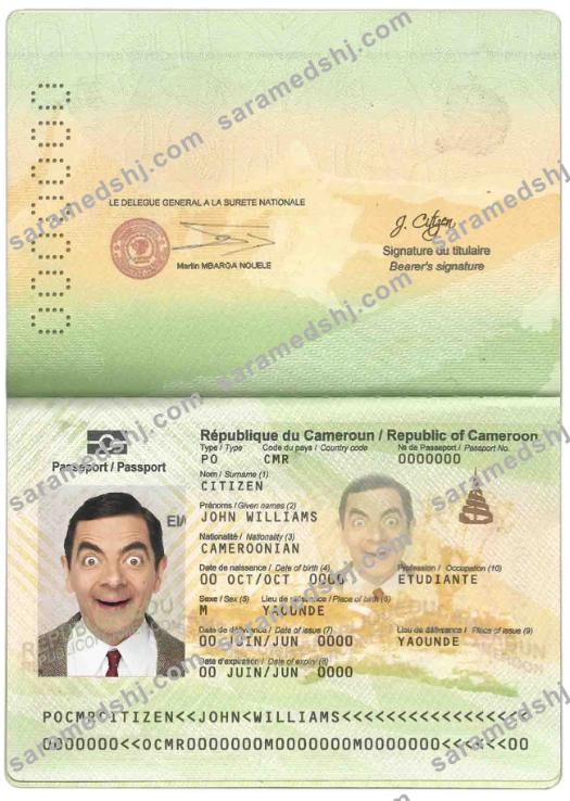Cameroon passport